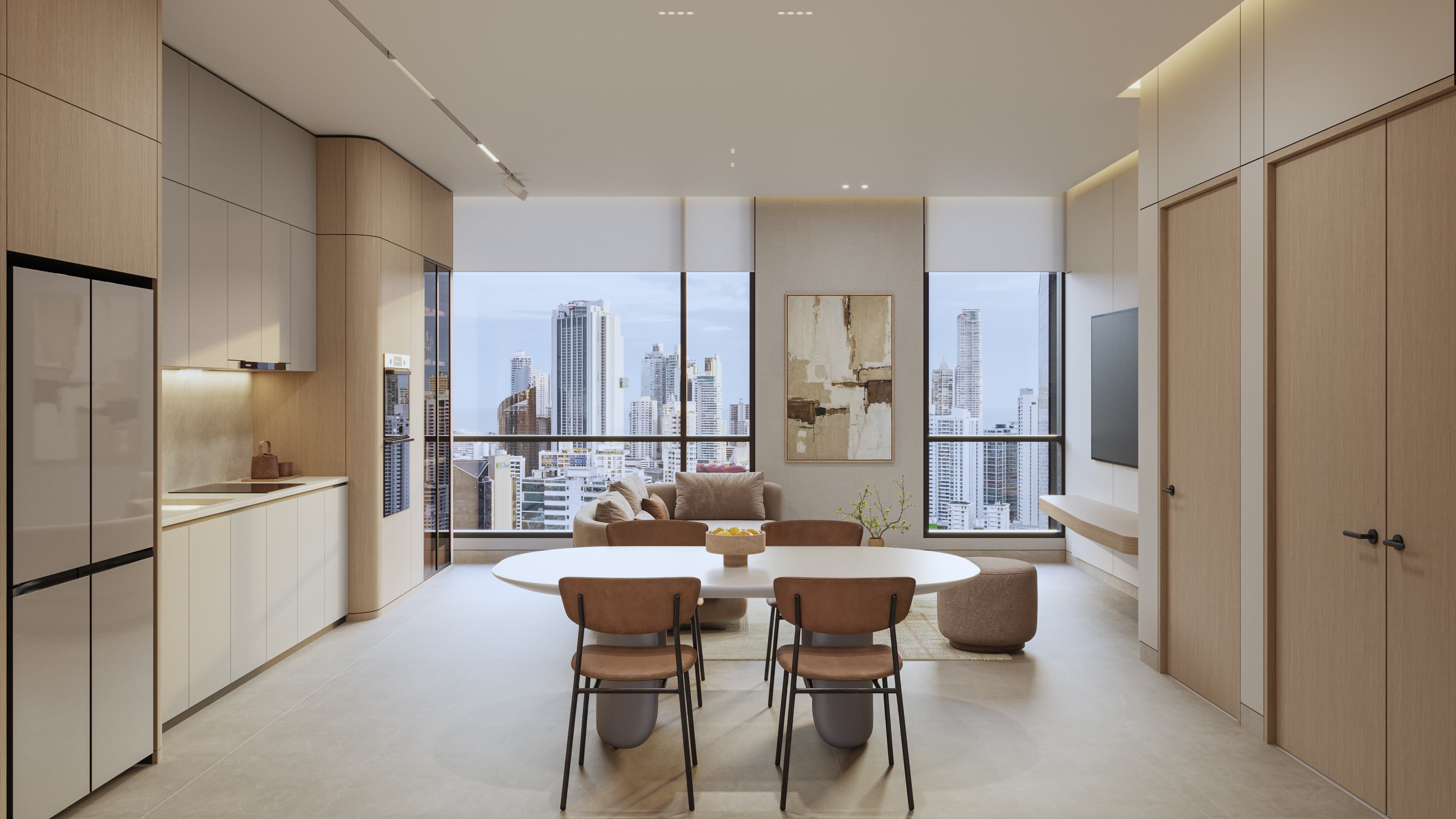 Type D — Corner Suite
